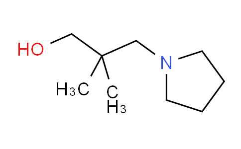 CAS No. 39067-46-4, 2,2-Dimethyl-3-(pyrrolidin-1-yl)propan-1-ol