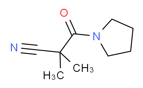 CAS No. 681247-26-7, 2,2-Dimethyl-3-oxo-3-(pyrrolidin-1-yl)propanenitrile