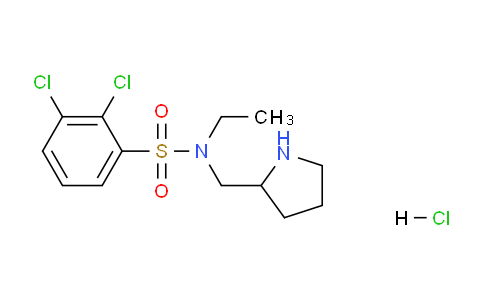 CAS No. 1417794-52-5, 2,3-Dichloro-N-ethyl-N-(pyrrolidin-2-ylmethyl)benzenesulfonamide hydrochloride