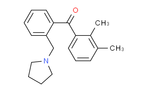CAS No. 898774-57-7, 2,3-Dimethyl-2'-pyrrolidinomethyl benzophenone