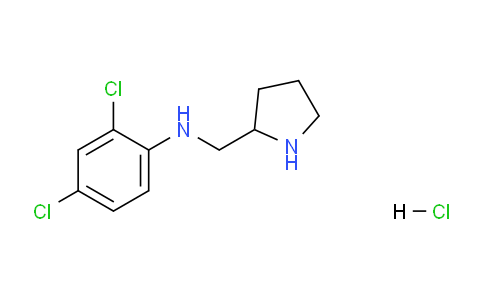 CAS No. 1177352-12-3, 2,4-Dichloro-N-(pyrrolidin-2-ylmethyl)aniline hydrochloride
