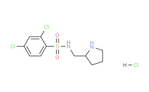 CAS No. 1353958-35-6, 2,4-Dichloro-N-(pyrrolidin-2-ylmethyl)benzenesulfonamide hydrochloride