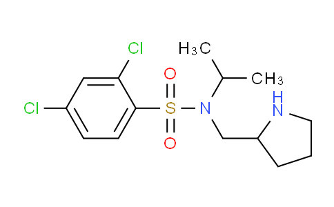 CAS No. 1353980-76-3, 2,4-Dichloro-N-isopropyl-N-(pyrrolidin-2-ylmethyl)benzenesulfonamide