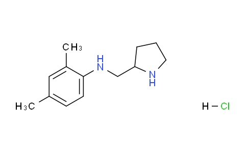 CAS No. 1177348-08-1, 2,4-Dimethyl-N-(pyrrolidin-2-ylmethyl)aniline hydrochloride