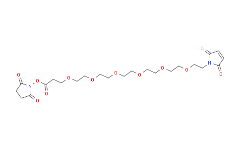 CAS No. 1599472-25-9, 2,5-dioxopyrrolidin-1-yl 1-(2,5-dioxo-2H-pyrrol-1(5H)-yl)-3,6,9,12,15,18-hexaoxahenicosan-21-oate