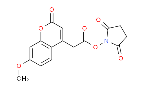 CAS No. 359436-89-8, 2,5-Dioxopyrrolidin-1-yl 2-(7-methoxy-2-oxo-2H-chromen-4-yl)acetate