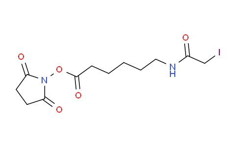 CAS No. 134759-23-2, 2,5-Dioxopyrrolidin-1-yl 6-(2-iodoacetamido)hexanoate