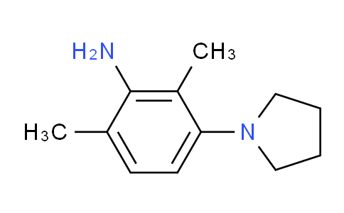 CAS No. 1056963-14-4, 2,6-Dimethyl-3-(pyrrolidin-1-yl)aniline