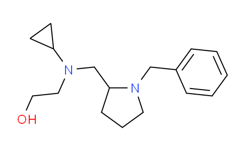 CAS No. 1353987-38-8, 2-(((1-Benzylpyrrolidin-2-yl)methyl)(cyclopropyl)amino)ethanol
