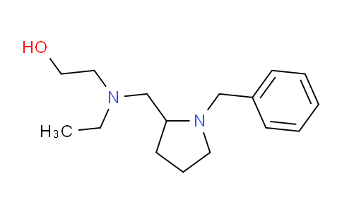 CAS No. 1353986-17-0, 2-(((1-Benzylpyrrolidin-2-yl)methyl)(ethyl)amino)ethanol
