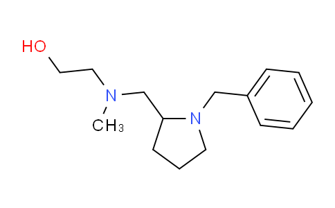 CAS No. 1353973-98-4, 2-(((1-Benzylpyrrolidin-2-yl)methyl)(methyl)amino)ethanol