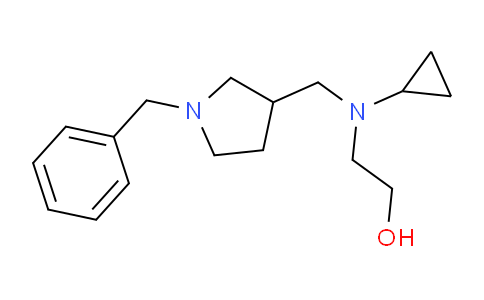 CAS No. 1353964-86-9, 2-(((1-Benzylpyrrolidin-3-yl)methyl)(cyclopropyl)amino)ethanol