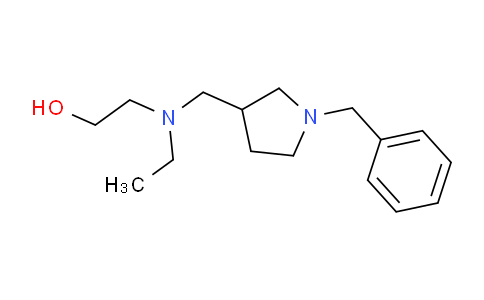 CAS No. 1353944-03-2, 2-(((1-Benzylpyrrolidin-3-yl)methyl)(ethyl)amino)ethanol