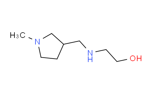 CAS No. 1179084-15-1, 2-(((1-Methylpyrrolidin-3-yl)methyl)amino)ethanol