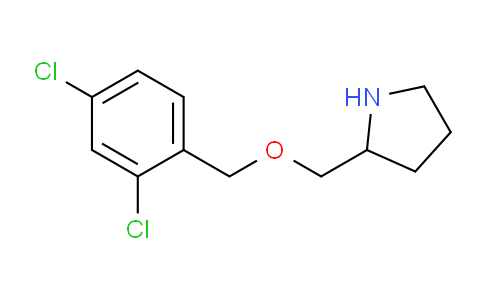 CAS No. 1251054-53-1, 2-(((2,4-Dichlorobenzyl)oxy)methyl)pyrrolidine