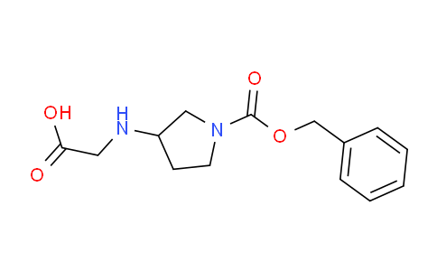 CAS No. 1353955-00-6, 2-((1-((Benzyloxy)carbonyl)pyrrolidin-3-yl)amino)acetic acid
