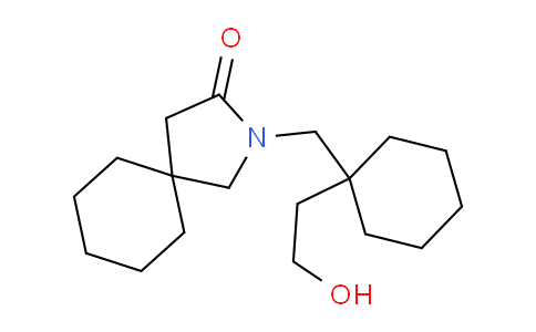 CAS No. 1797133-25-5, 2-((1-(2-Hydroxyethyl)cyclohexyl)methyl)-2-azaspiro[4.5]decan-3-one
