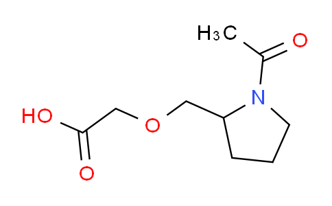 CAS No. 1353987-47-9, 2-((1-Acetylpyrrolidin-2-yl)methoxy)acetic acid