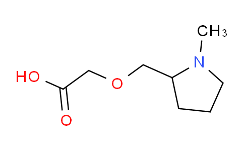 CAS No. 1353969-40-0, 2-((1-Methylpyrrolidin-2-yl)methoxy)acetic acid
