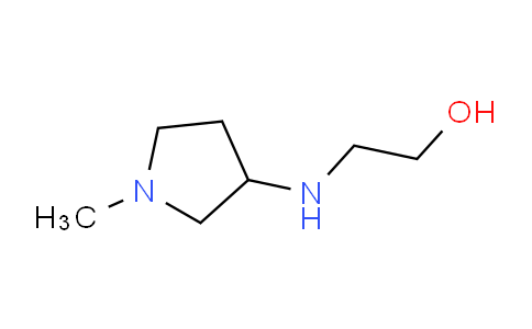 CAS No. 42977-84-4, 2-((1-Methylpyrrolidin-3-yl)amino)ethanol
