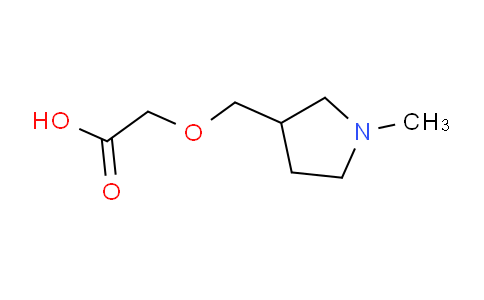 CAS No. 1353947-05-3, 2-((1-Methylpyrrolidin-3-yl)methoxy)acetic acid