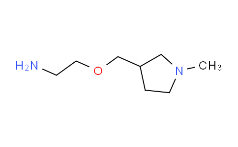 CAS No. 1353957-27-3, 2-((1-Methylpyrrolidin-3-yl)methoxy)ethanamine