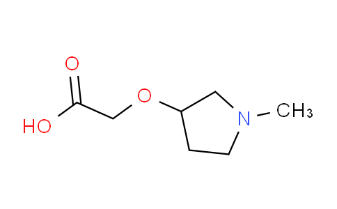 CAS No. 1353961-39-3, 2-((1-Methylpyrrolidin-3-yl)oxy)acetic acid