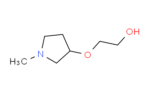 CAS No. 1353975-25-3, 2-((1-Methylpyrrolidin-3-yl)oxy)ethanol