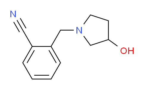 CAS No. 1353945-70-6, 2-((3-Hydroxypyrrolidin-1-yl)methyl)benzonitrile
