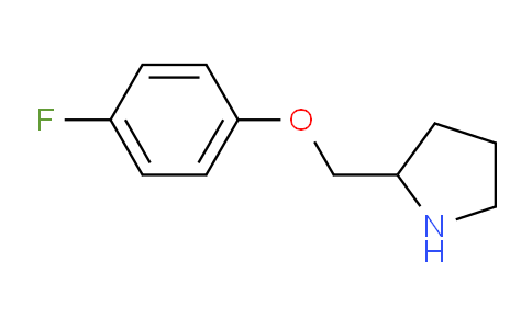 CAS No. 883541-89-7, 2-((4-Fluorophenoxy)methyl)pyrrolidine