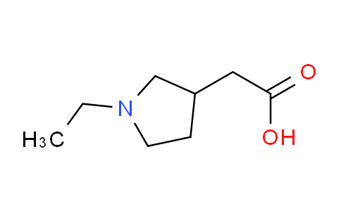 CAS No. 1220027-60-0, 2-(1-Ethylpyrrolidin-3-yl)acetic acid