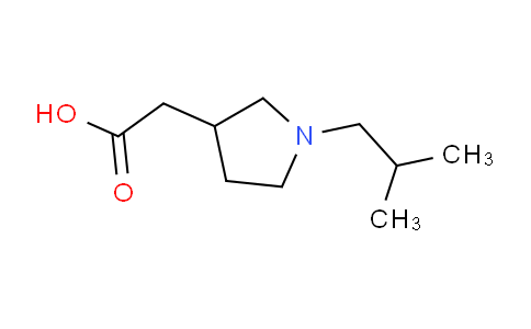 CAS No. 1220019-64-6, 2-(1-Isobutylpyrrolidin-3-yl)acetic acid