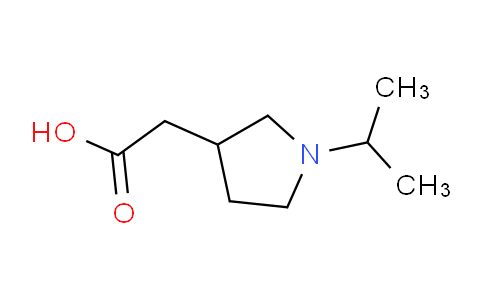 CAS No. 1220030-68-1, 2-(1-Isopropylpyrrolidin-3-yl)acetic acid