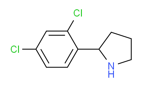 CAS No. 383127-69-3, 2-(2,4-Dichlorophenyl)pyrrolidine