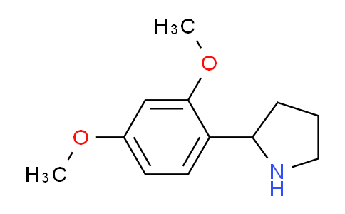 CAS No. 383127-11-5, 2-(2,4-Dimethoxyphenyl)pyrrolidine