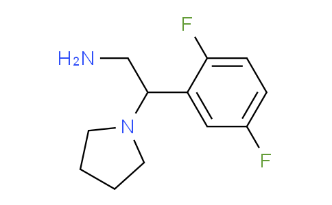CAS No. 1096880-44-2, 2-(2,5-Difluorophenyl)-2-(pyrrolidin-1-yl)ethanamine