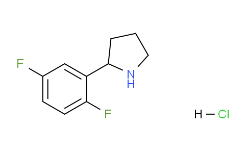 CAS No. 1197238-95-1, 2-(2,5-Difluorophenyl)pyrrolidine hydrochloride
