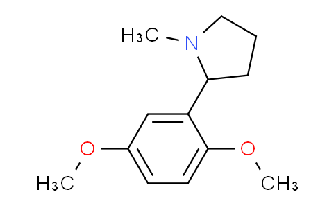 CAS No. 1355222-50-2, 2-(2,5-Dimethoxyphenyl)-1-methylpyrrolidine
