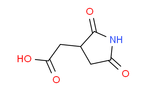 CAS No. 6324-87-4, 2-(2,5-Dioxopyrrolidin-3-yl)acetic acid