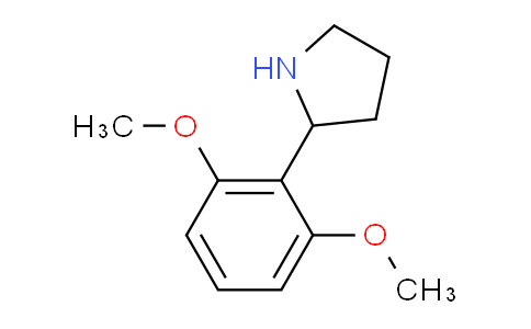 CAS No. 383127-42-2, 2-(2,6-Dimethoxyphenyl)pyrrolidine
