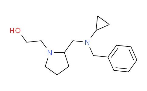 CAS No. 1353976-19-8, 2-(2-((Benzyl(cyclopropyl)amino)methyl)pyrrolidin-1-yl)ethanol