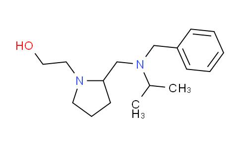 CAS No. 1353972-40-3, 2-(2-((Benzyl(isopropyl)amino)methyl)pyrrolidin-1-yl)ethanol