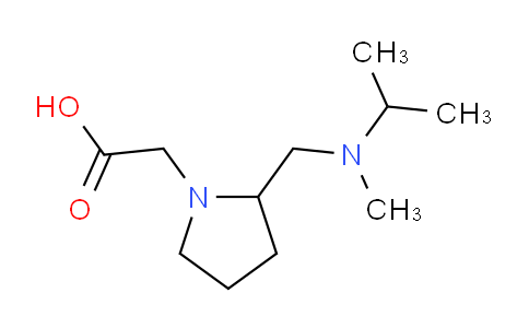 CAS No. 1353947-55-3, 2-(2-((Isopropyl(methyl)amino)methyl)pyrrolidin-1-yl)acetic acid