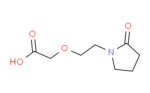 CAS No. 878447-60-0, 2-(2-(2-Oxopyrrolidin-1-yl)ethoxy)acetic acid