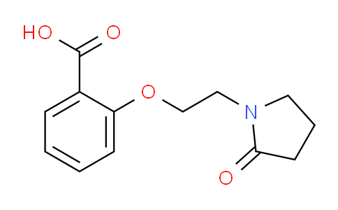 CAS No. 879065-06-2, 2-(2-(2-Oxopyrrolidin-1-yl)ethoxy)benzoic acid