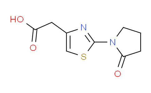 CAS No. 848658-78-6, 2-(2-(2-Oxopyrrolidin-1-yl)thiazol-4-yl)acetic acid