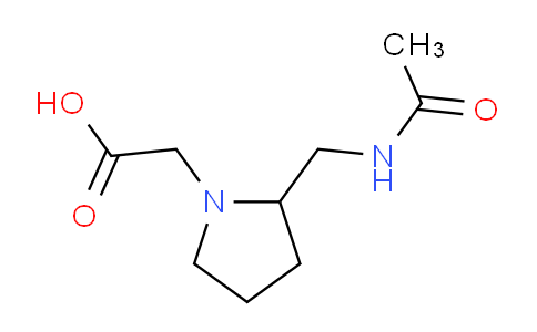 CAS No. 1353966-26-3, 2-(2-(Acetamidomethyl)pyrrolidin-1-yl)acetic acid