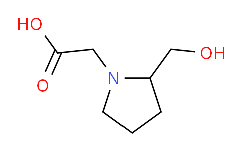 CAS No. 155681-21-3, 2-(2-(Hydroxymethyl)pyrrolidin-1-yl)acetic acid
