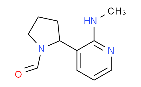 CAS No. 1352505-77-1, 2-(2-(Methylamino)pyridin-3-yl)pyrrolidine-1-carbaldehyde
