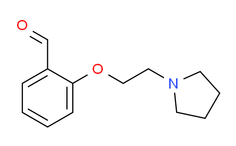 CAS No. 35166-80-4, 2-(2-(Pyrrolidin-1-yl)ethoxy)benzaldehyde